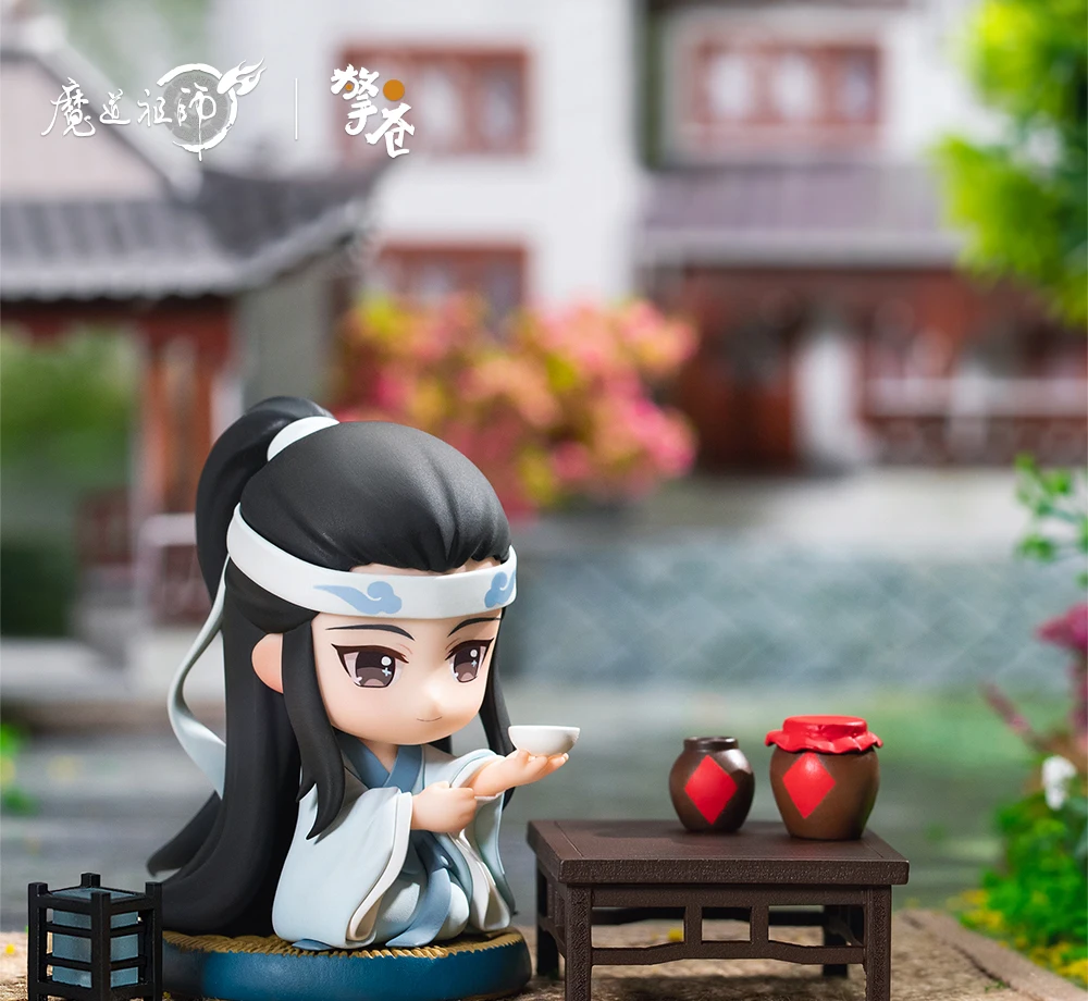 

Iginal QingCang MO DAO ZU SHI LAN XI CHEN Bathrobe Series Cheng JinLing Anime Drinking Ver. Action Figure Toys Model Doll Gifts
