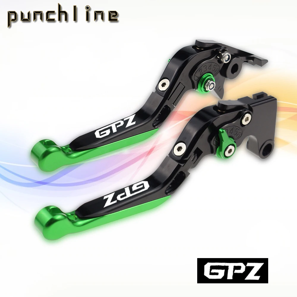 

Logo GPZ Fit For GPZ900R 1990-1993 Clutch Levers For GPZ1100/ABS 1995-1998 CNC Accessories Folding Extendable Brake Levers