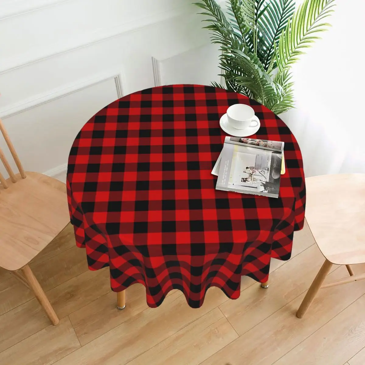 

Tablecloth Polyester Round Table Cloth Nordic Table Cover for Home Party Decoration