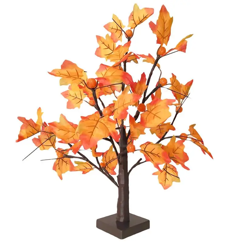 

1Pc Halloween Lamp Maple Tree Shape Light Decorative LED Lamp (Without Battery)