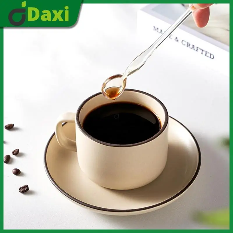 

Long Handled Stirring Spoon Acrylic Teaspoons Tea Spoons Mixing Spoon Spoon