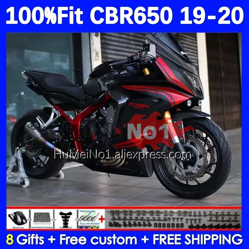 

Флейта для HONDA CBR650R CBR650F корпус инжектора 190No.2 Hot red blk CBR 650R 650 R CBR-650R CBR650 R 19 20 2019 2020