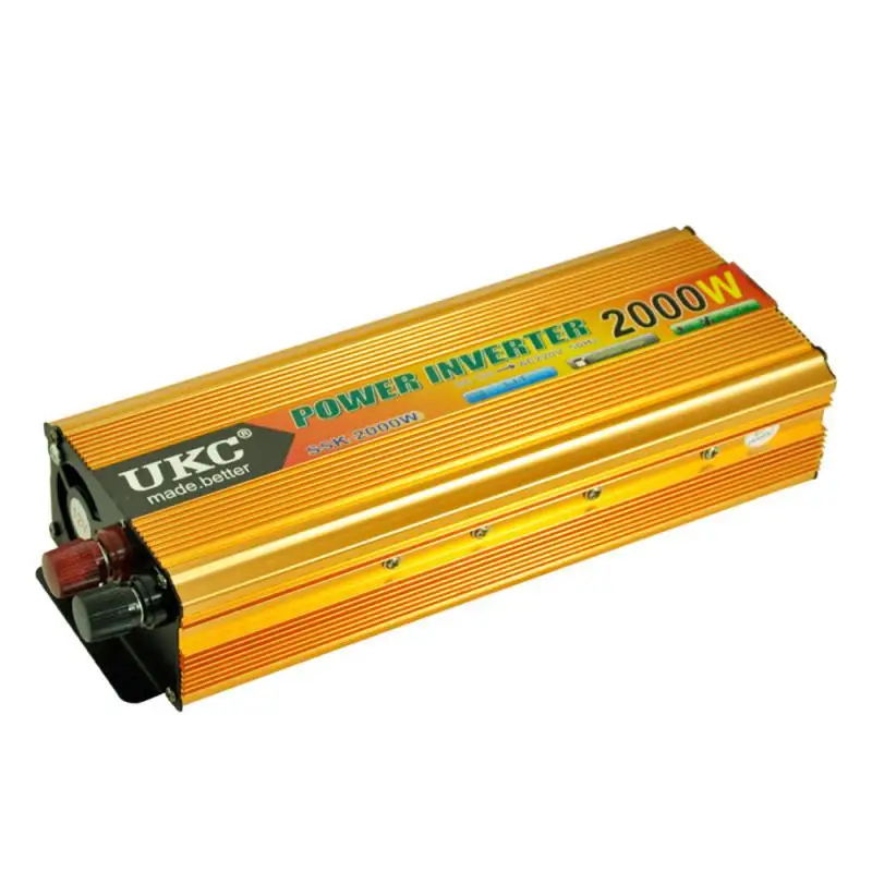 

Car Inverter Pure Sine Wave Inverter DC To 12V To 220V Car Voltage Converter With USB Charger For Phone Car Power Supply