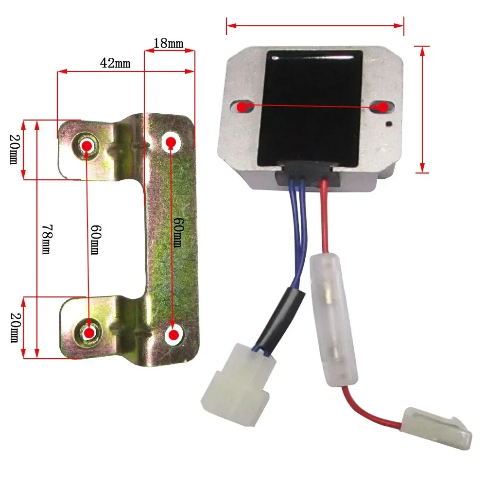 Дизельный генератор с воздушным охлаждением регулятор напряжения выпрямитель