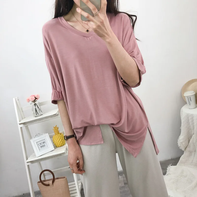 

2022 maternity round neck women's short sleeves t shirt one