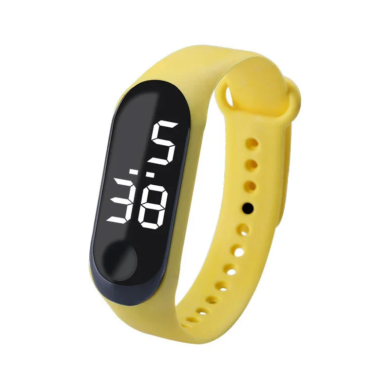 Светодиодные цифровые часы для мужчин и женщин повседневные модные спортивные с