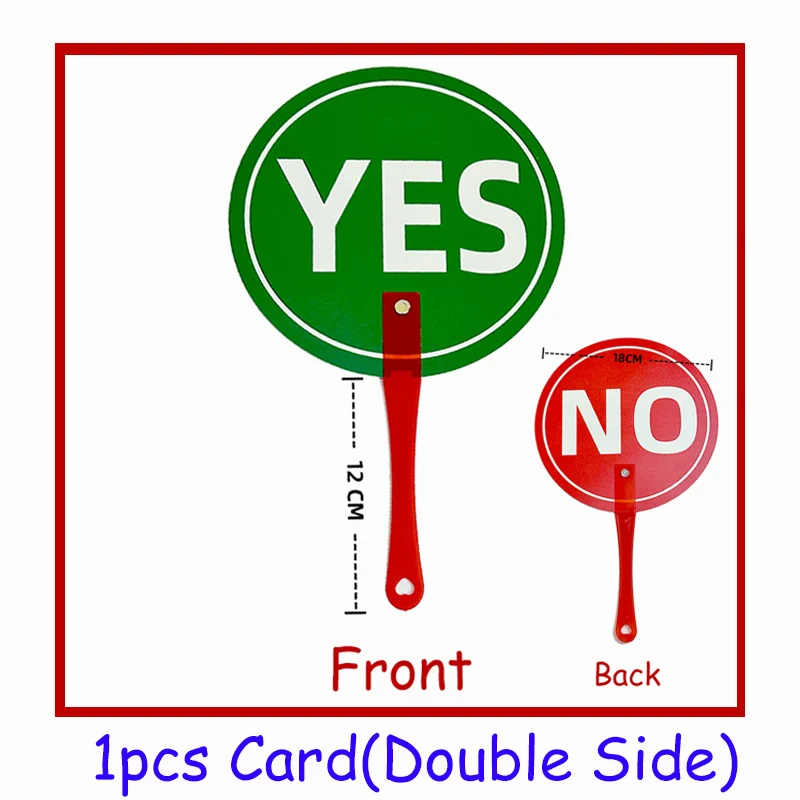 

ПВХ карточки для голосования