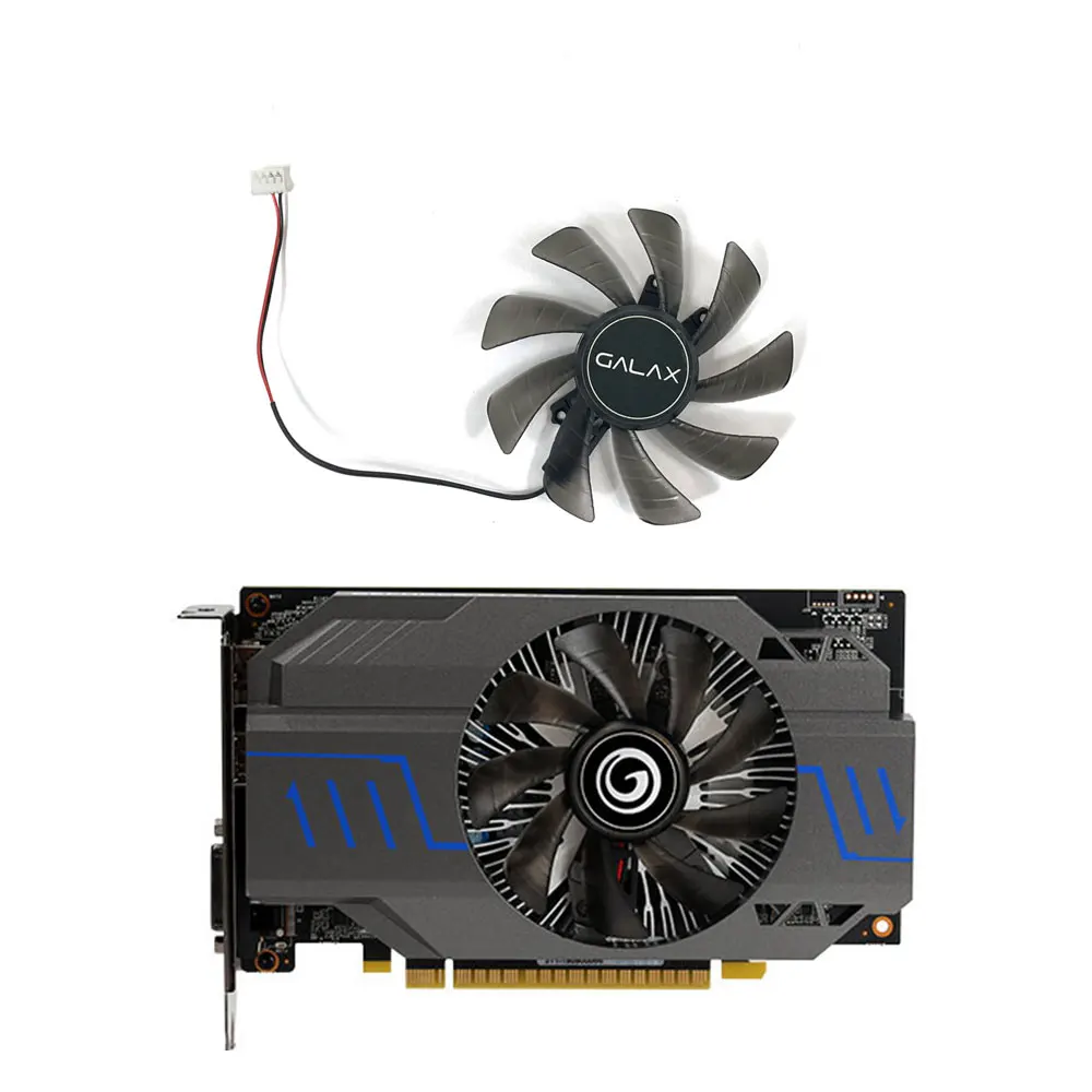 Кулер для графической карты GALAXY GeForce GTX 1650 D6, 85 мм, 4PIN, T129215DM/SM KFA2 GTX1650 GDDR6