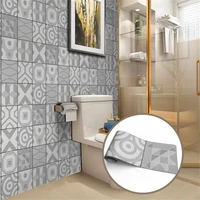 european ceramic tile stickers self adhesive wallpaper decal gas stove floor wall sticker for kitchen bathroom home decor