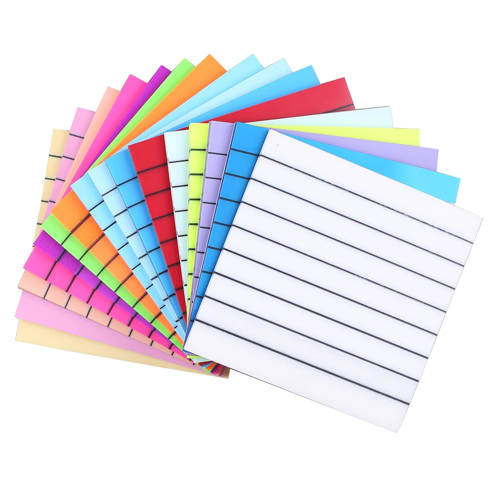 

Waterproof Transparent Sticky Notes Lines Memo Pads Bookmarks Index Tabs Post Notepads School Office Journaling Stationery List