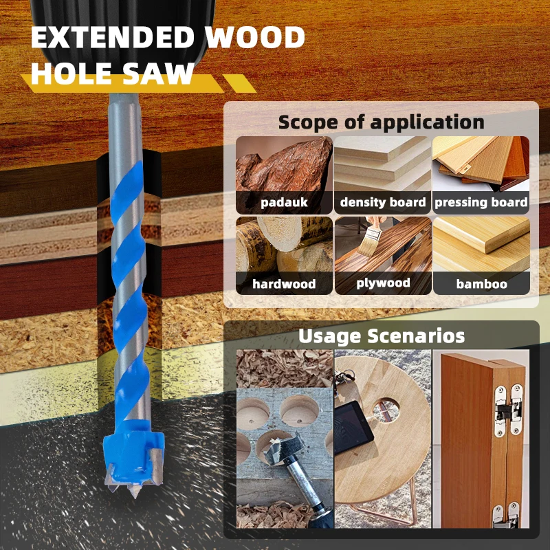 Удлиненные сверла по дереву