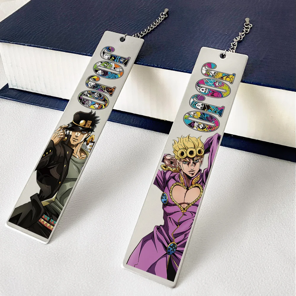 

JoJos Bizarre Adventure Kujo Jotaro Stainless steel Bookmark Creative Bookmarks 2197 Stationery Accessories Figure