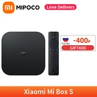 ТВ-приставка Xiaomi Mi TV Box S 4K Ultra HD Android TV 9,0 HDR 2G 8G WiFi Google Cast Netflix Smart TV Mi Box 4 медиаплеер