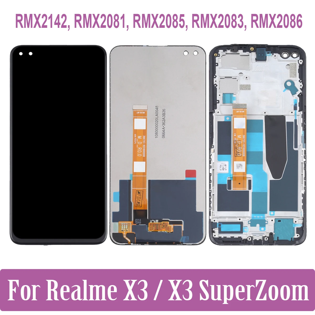 Оригинальный ЖК-дисплей для Realme X3 SuperZoom RMX2086 RMX2142 RMX2081 RMX2085 RMX2083