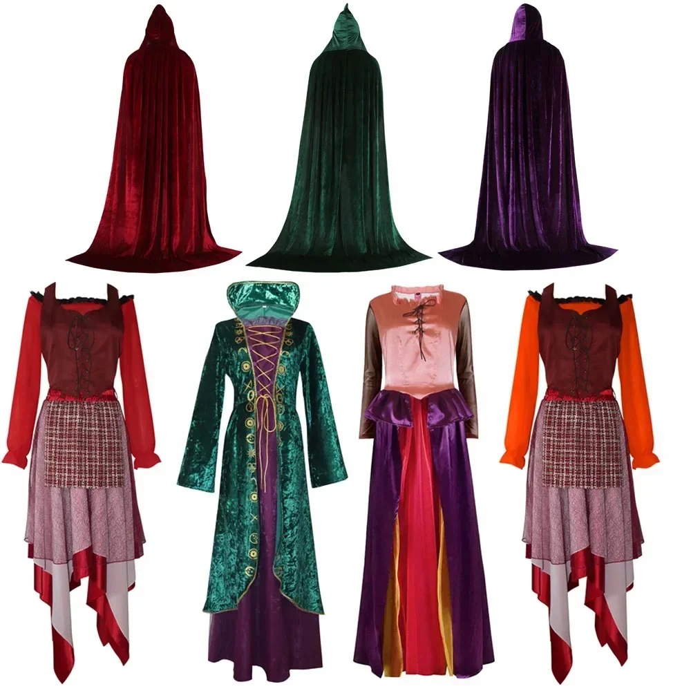 Фильм Ведьма Also Go Crazy Winifred Sanderson Косплей Костюм Женское Платье Униформа Для