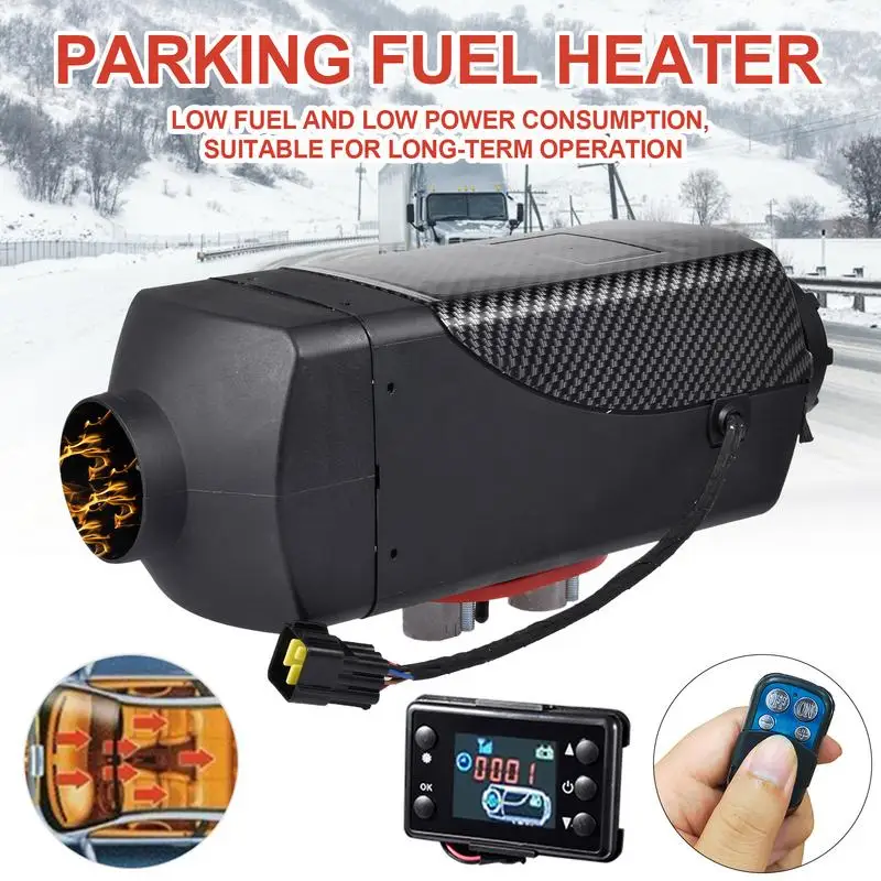 

Car Heater 2KW 12V 24V Parking Air Diesels Fuel Heater 1 Hole Car Heater For RV Boats Motorhome Trucks Trailer Car Accessories