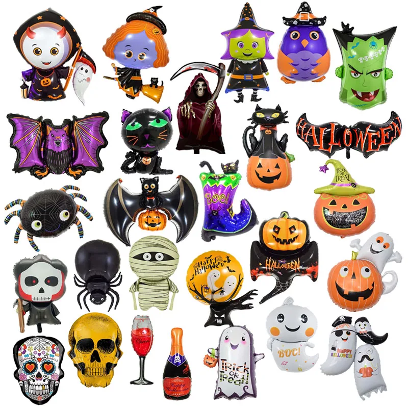 

1 шт., фольгированные воздушные шары на хэллоуин