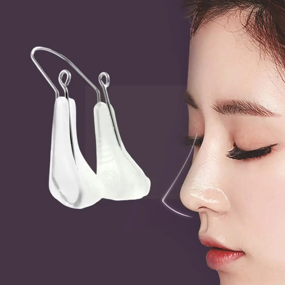 

Soft Silicone Nose Clip Corrector Magic Nose Shaper Clip Beauty Lifting Corrector Up Massager Shaping Bridge Slimming Nose D7g7