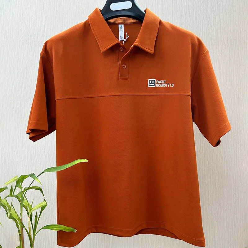 Men's casual suit 2023 new fashion brand short sleeve polo shirt sports shorts Piaoshuai men's wear with a handsome