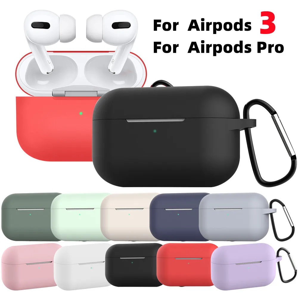 

2022 New Silicone Cover Case For Apple Airpods Pro 3 Sticker Skin Bluetooth Earphone Cases Air Pods Pro Protective Accessories