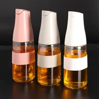 500ML New Kitchen Storage Glass Material Three-color Automatic Gravity Opening and Closing Oil Pot Soy Sauce Vinegar Bottle Oil
