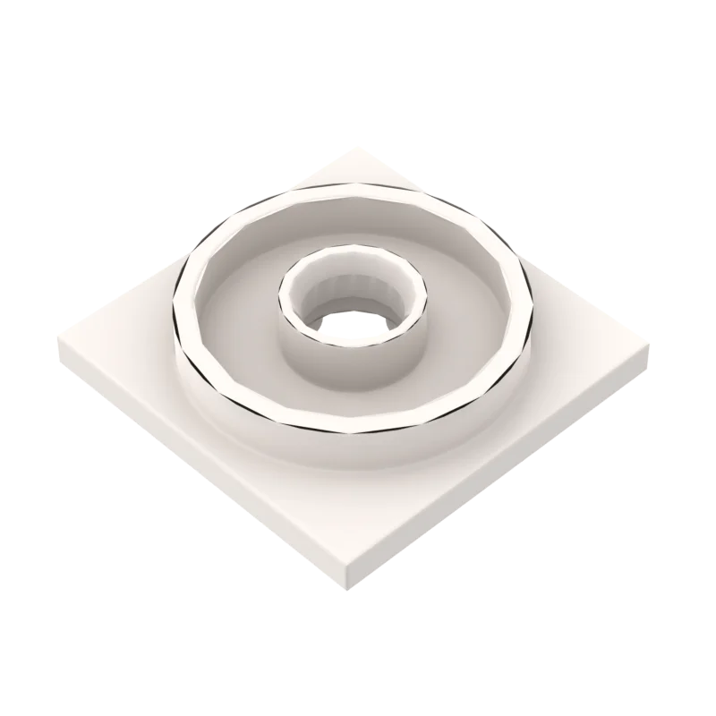 

10 шт., детали MOC для Детского конструктора, 3403 вращающийся круг, 4x4, квадратная основа, совместимый строительный блок, частицы, сборка «сделай ...