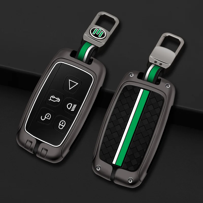 

Alloy Car Remote Key Case Cover Shell For Land Rover Range Rover Sport Evoque Freelander Velar Discovery Jaguar XE XJ XF Guitar