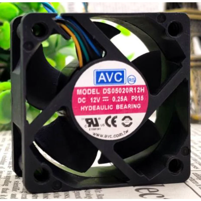 Новый вентилятор ЦП для AVC DS05020R12H, 12 В, 5020 А, 4-проводной, ШИМ, регулировка скорости, бесшумный охлаждающий вентилятор 5 см, 50*50*20 мм