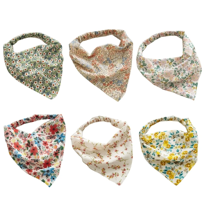 

Floral Hair Bandanas Head Kerchief Headscarf Hair Accessories for Women Girls