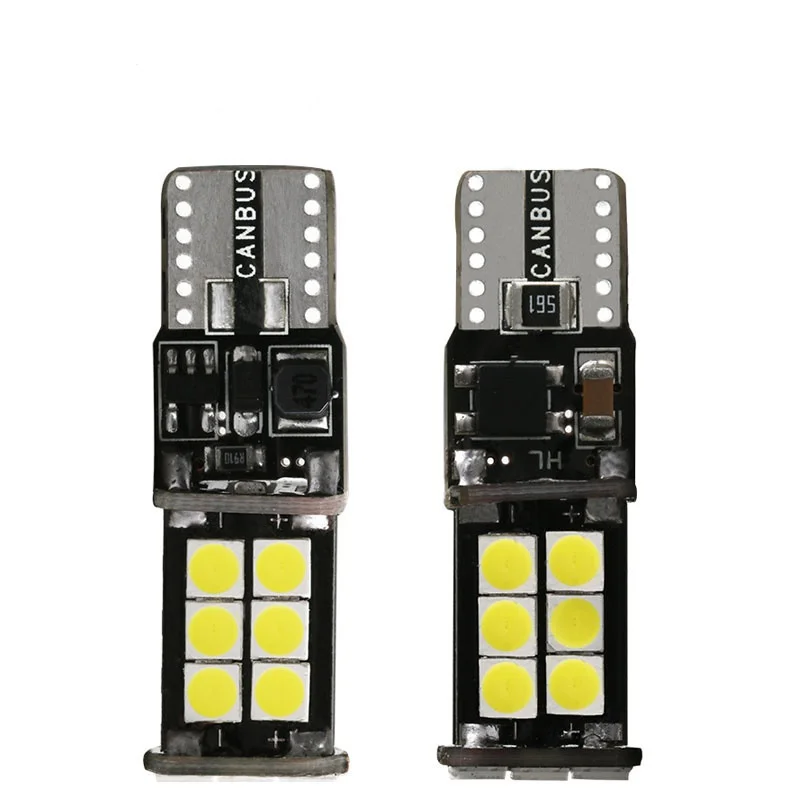 300 шт. Автомобильные светодиодные лампы T10 LED Canbus W5W 168 194 15 SMD 3030