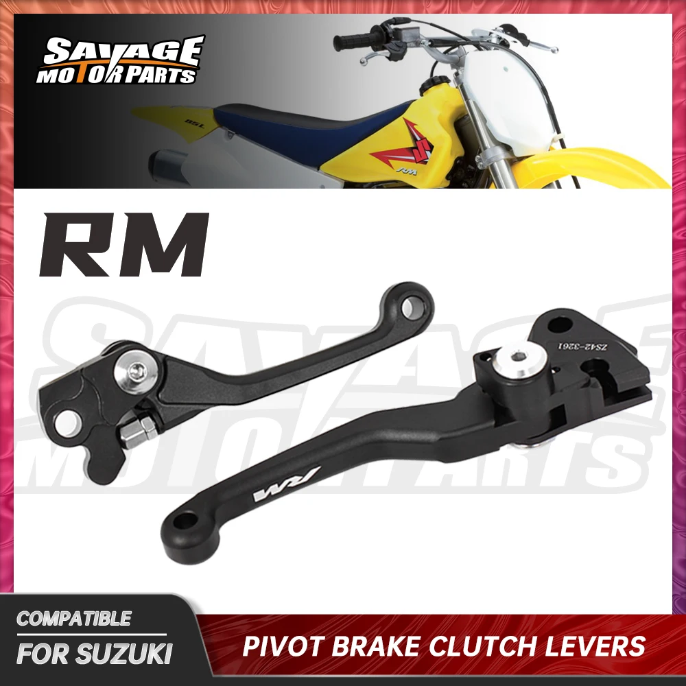 

Pivot Brake Clutch Levers For SUZUKI RM125 RM250 1996-2008 Motorcycle Accessories Handle Dirt Pit Bike Off-Road Lever RM 125 250