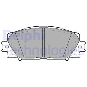 

DELPHI LP2135 BRAKE LINING ON 09 PRIUS 1.8hybrid
