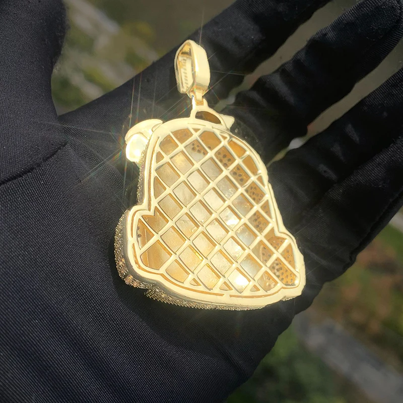 Хип-хоп 5A + CZ Stone Bling Iced Out MONEY Bag TRAP кулон ожерелье для мужчин рэпер ювелирные