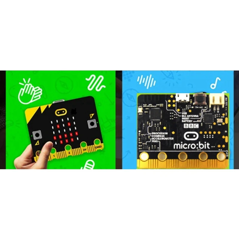 Набор для начинающих BBC Microbit Go программируемая обучающая макетная плата с