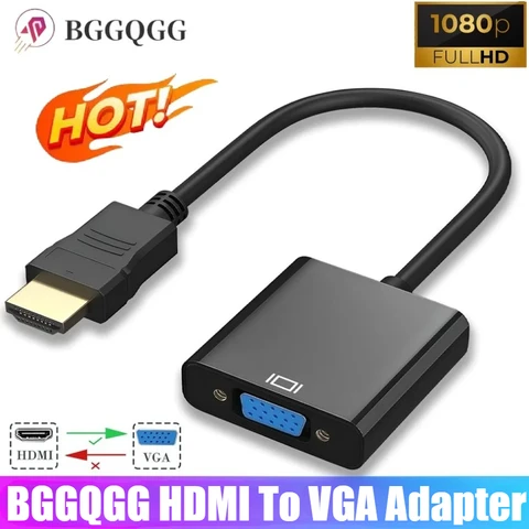 BGGQGG HDMI к VGA адаптер 1080P