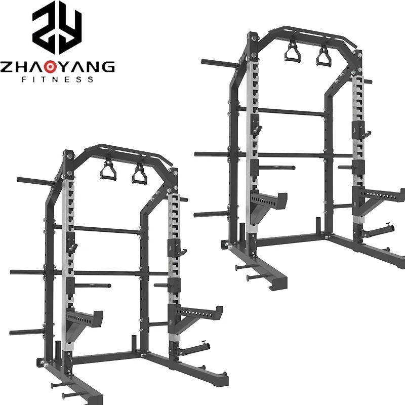 Smith Machine Два в одном Рама для приседаний Стойка тренажерного зала