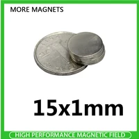 102050pcs 15x1mm powerful magnets 15mmx1mm bulk sheet neodymium magnet 15x1mm permanent ndfeb strong magnetic 151mm