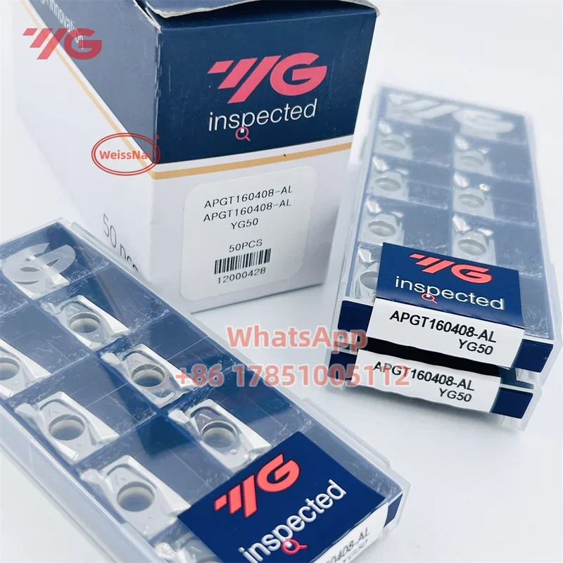 YG-1 APGT160408-AL YG50 карбидные вставки APGT