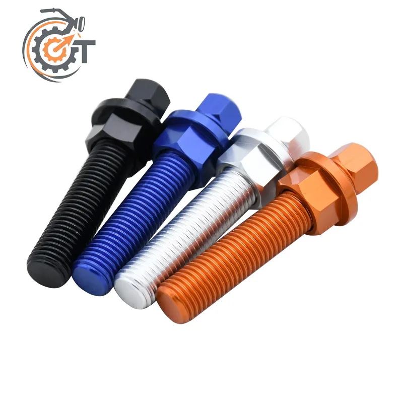Фото Болт-регулятор цепи задней оси M10 CNC для GASGAS EX EC MC EXF ECF MCF, KTM XCF XCW SX SXF XC EXC EXCF TPI 6D 2007-2023 №3