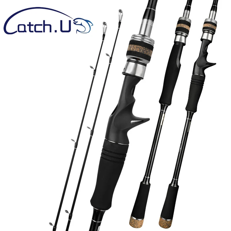 

Ultra-hard Fishing Rod Carbon Fiber Spinning/casting Pole 2.1m 2.4m 2.7m 3m MH/H 2 Tips Fast Bass Fishing Rods