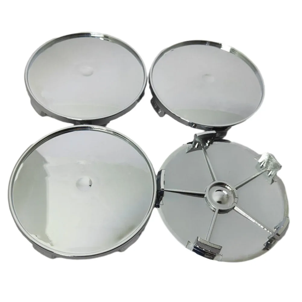 

4pcs Car Hub Center Cover Modified Hub Cover 68MM Outer Diameter Front/Rear/Right/Left Car Wheel Center Cap Black/Chrome Accesso