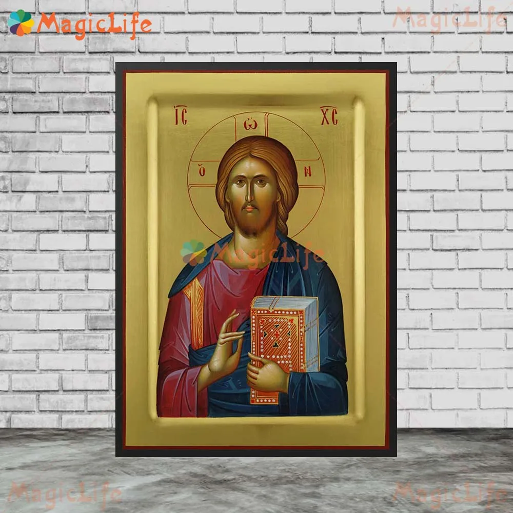 

Холстовая картина "Христос благословение"