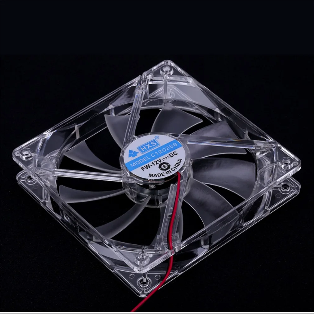 

Five Colors Light PC Computer Fan Quad 4 LED Light 120mm PC Computer Case Cooling Fan Mod Quiet Molex Connector CPU Cooler Fan