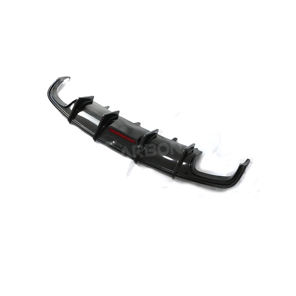 Задний диффузор из углеродного волокна спойлер для Audi A7 S7 Sport 2016-2018 K Style FRP защита