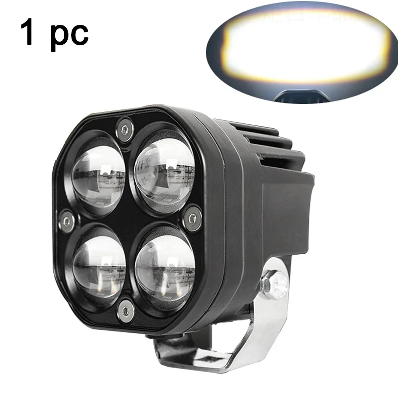 

Автомобильные светодиодные фары, светодиодные прожекторы, 3-дюймовые мотоциклетные светодиодные противотуманные фары, противотуманные фары, прожекторы для велосипедов, мотоциклов, 12-24 В