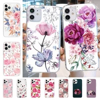 yndfcnb vintage flowers leaves phone case for iphone 11 12 13 mini pro xs max 8 7 6 6s plus x 5s se 2020 xr cover
