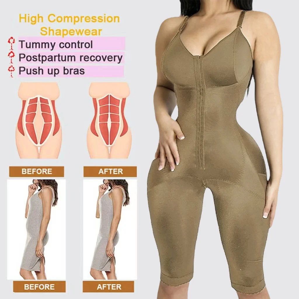 Fajas Colombianas High Compression Slimming Underwear Woman Belly Garments Body Shaper Tummy And But Lifter Skims Sheapwear Sexy