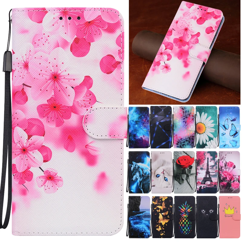 

Psmart Magnetic Leather Phone Case For Huawei P Smart Plus 2019 Psmart Z 2019/2021/2020 Wallet Book Cute Cover Capa
