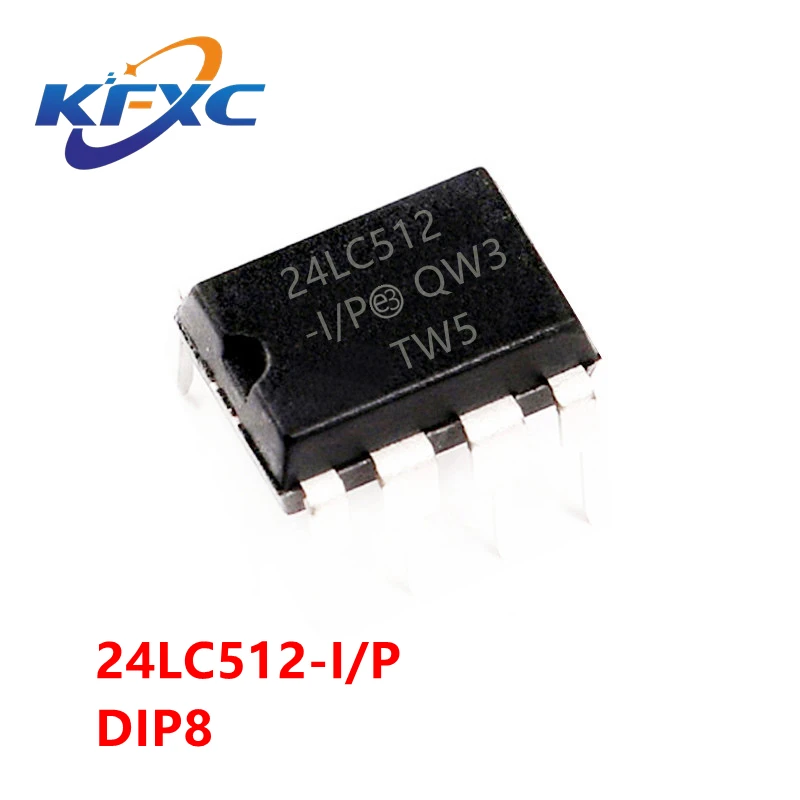 Новый оригинальный 24LC512 DIP8 24LC512-I/P