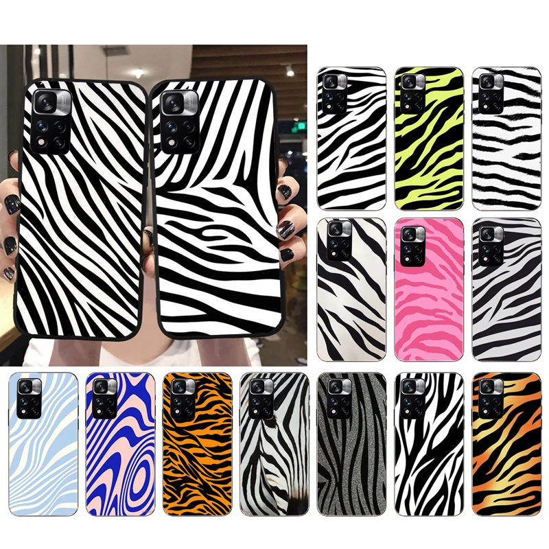 

Phone Case For Xiaomi Redmi Note 12Pro 11 11S 11T Pro 10 9Pro Note10S Redmi 10 9 10C 9C Zebra Case